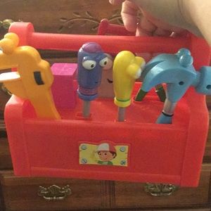 Handy Manny singing musical red toolbox and tools